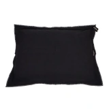 Lex & Max hondenkussen Rectangle Raw Uni Black 100 cm