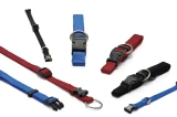 Nylon halsband verstelbaar 30-45 X 15 Rood