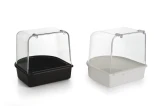 Beeztees plastic badhuisje Wit 13 x 13 x 13 cm