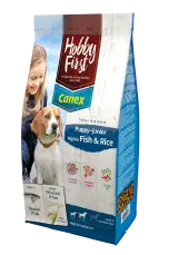 Hobby First Canex Puppy/Junior Fish & Rice 3 kg
