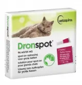 Dronspot Spot-on ontworming grote kat 5-8 kg 2 pipetten