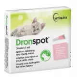  Dronspot Spot-on ontworming kleine kat 0,5 - 2,5 kg 2 pipetten