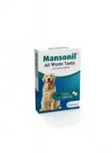 Mansonil All Worm Dog Tasty Bone 2 tabletten