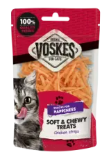 Voskes kattensnack Kipfilet reepjes 60 gram