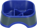 Eat Slow Live Longer anti schrokbak Amaze Pinwheel M Blauw