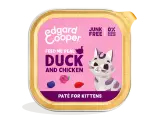 Edgard & Cooper Cat Kitten Paté Duck & Chicken 85 gram