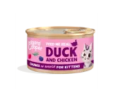 Edgard & Cooper Cat Kitten Chunks Duck & Chicken 85 gram