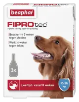 Beaphar Fiprotec 10-20 kg 3 pipetten