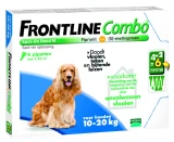 Frontline Combo Hond 10-20 kg. 6 pipetten