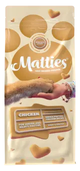 Matties Premium hondenvoer Senior/Light Chicken 3 kg