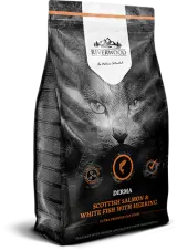 Riverwood Cat Derma Scottish Salmon, White Fish with Herring 2 kg