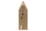 Designed by Lotte Houten halve Krabplank Berit 60 x 20 x 2 cm