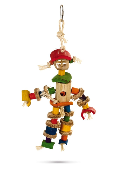 Beeztees vogelspeeltje Vogelverschrikker 25 cm