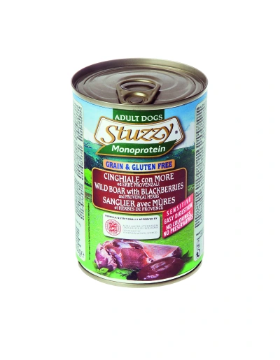 Stuzzy Dog Monoprotein Adult Wild Boar with Blackberries 400 gram