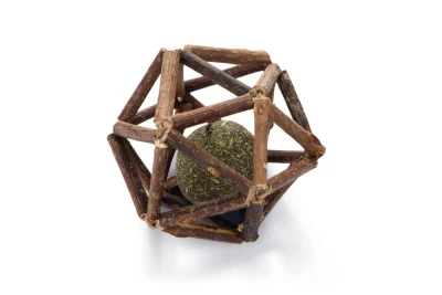 Beeztees kattenspeeltje Catnip Bal in Matatabi bal 7 cm