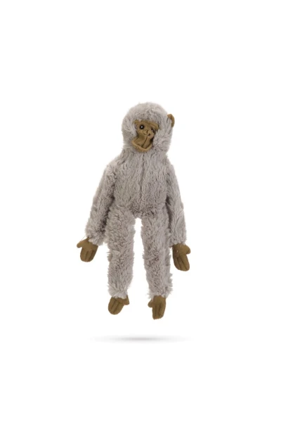 Beeztees Flatino Pluche Aap Grijs 30 cm