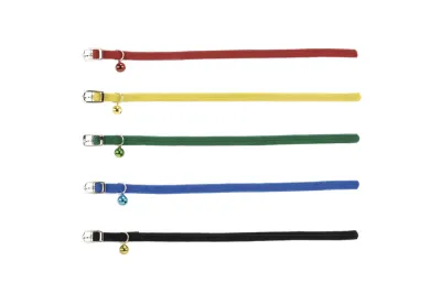Beeztees kattenhalsbandje elastisch met bel Blauw