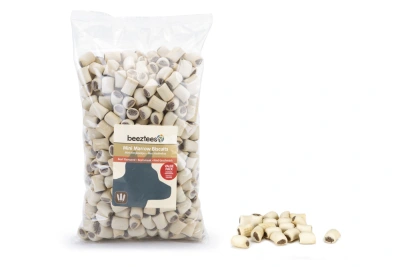 Beeztees Mini Mergkoekjes Rund Voordeelverpakking 1400 gram