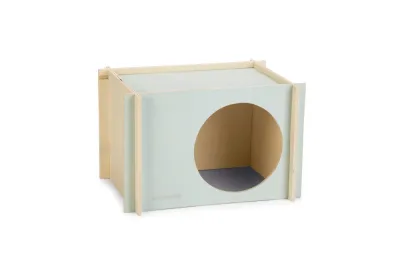 Beeztees houten Knaagdierhuisje Bildup M Mint 28 cm