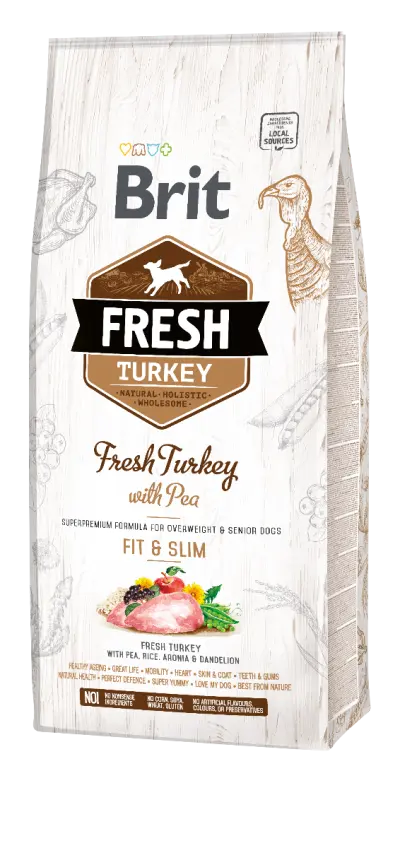 Brit Fresh Turkey & Pea Light Fit & Slim 12 kg