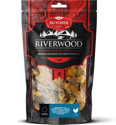 Riverwood hondensnack Butchers Chicken Wings 200 gram
