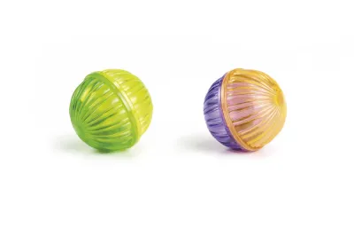 Beeztees speelballetje + kralen 2 stuks