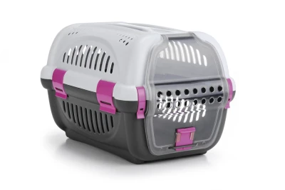 Beeztees reismand Rhino Grijs/Roze