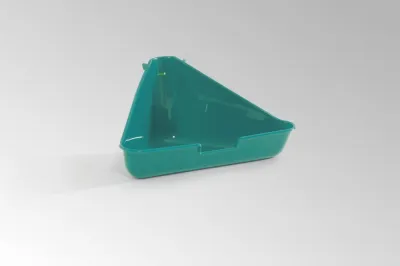 Beeztees hoektoilet voor fretten Groen