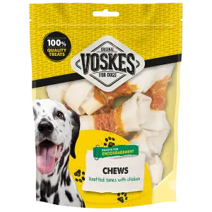 Voskes hondensnack Knoop Kip Wit 11,4 cm 10 Stuks 