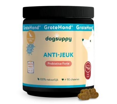 DogSuppy Anti Jeuk Probiotica Forte Grote Hond Rund 360 gram