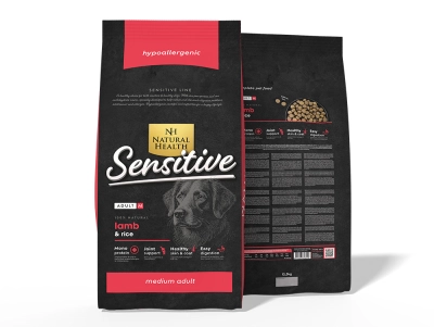 Natural Health hondenvoer Adult Lam 12,5 kg