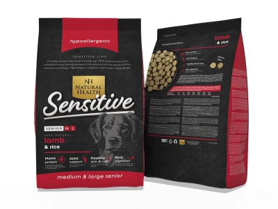 Natural Health hondenvoer Lamb & Rice Senior 1,75 kg