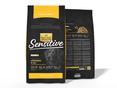 Natural Health hondenvoer Adult Kip 12,5 kg