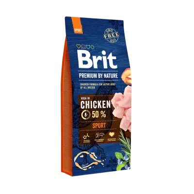 Brit Premium by Nature hondenvoer Sport 15 kg
