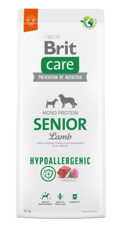Brit Care Hypoallergenic Senior Lamb & Rice 12 kg