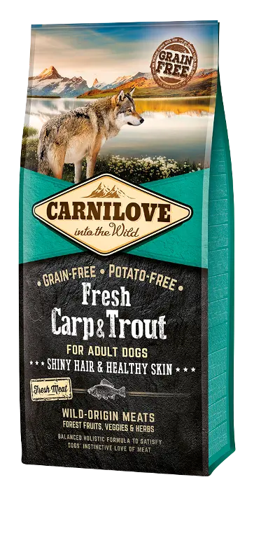 Carnilove Grain Free Fresh Carp & Trout Adult 12 kg