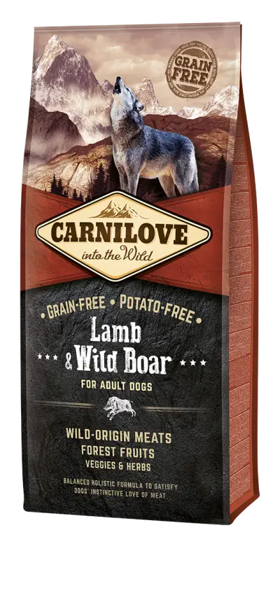 Carnilove Grain Free Lamb & Wild Boar Adult 12 kg