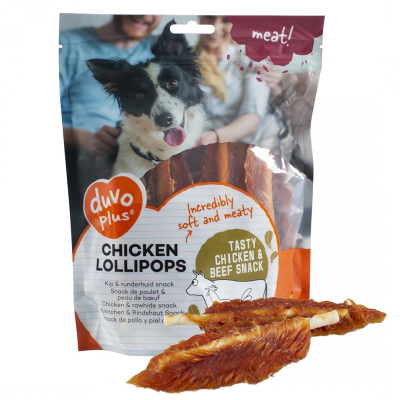 Duvo+ Meat Kippenlollies 400 gram