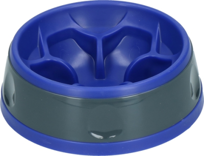 Eat Slow Live Longer anti schrokbak Amaze Flower M Blauw