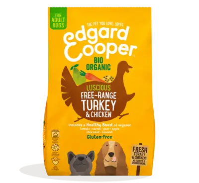 Edgard & Cooper Adult Bio Organic Free-Range Turkey & Chicken 700 gram