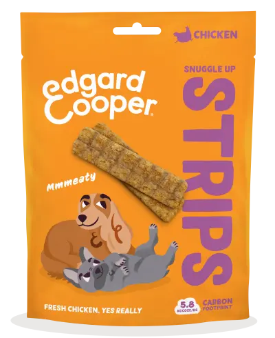 Edgard & Cooper Grain Free Snuggle Up Strips Chicken 75 gram