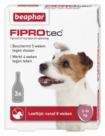 Beaphar Fiprotec 2-10 kg 3 pipetten