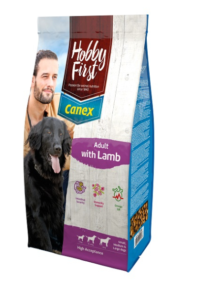 Hobby First Canex Adult with Lamb & Rice 12 kg 