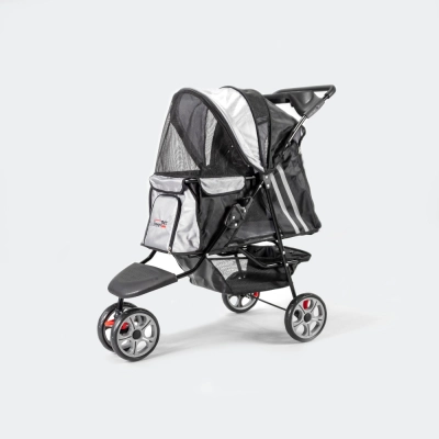 Innopet hondenbuggy All Terrain-Black/Silver