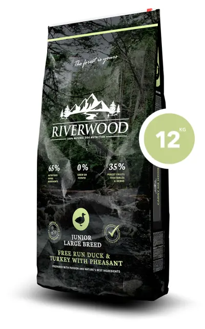Riverwood Junior Large Breed Turkey & Duck with Pheasant 12 kg