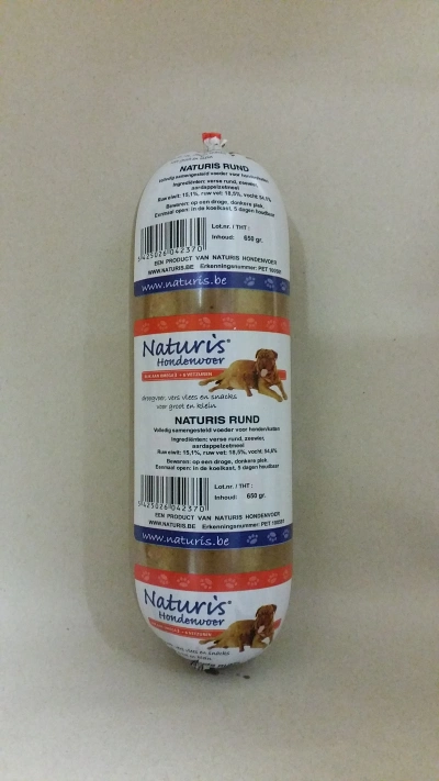 Naturis houdbare worst Rund 650 gram