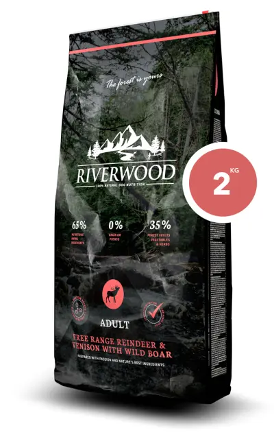 Riverwood Adult Reindeer & Venison with Wild Boar 2 kg