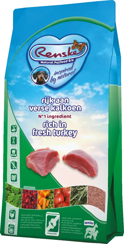 Renske Super Premium Senior Kalkoen Graanvrij 2 kg