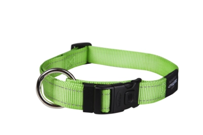 Rogz hondenhalsband Lumberjack XL Lime