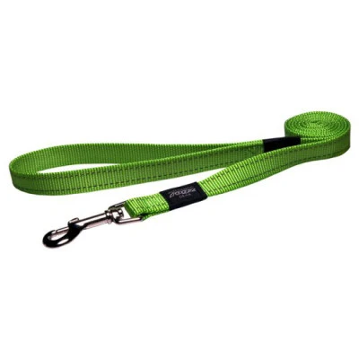 Rogz hondenriem lang Nitelife S Lime